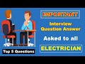 Electrical Basics Interview Question And Answer Electrical Interview ElectricalTechnician
