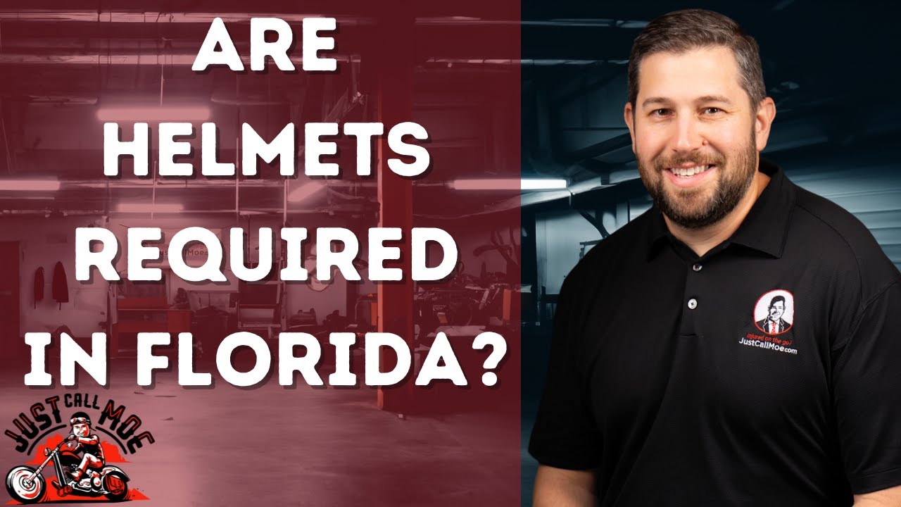 Are helmets required in Florida for motorcycle riders?
