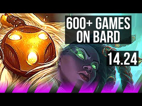 BARD & Ashe vs SENNA & Jhin (SUP) | 600+ games | NA Grandmaster | 14.24