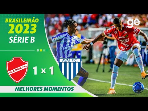 Gols e lances de Vila Nova-GO x Avaí