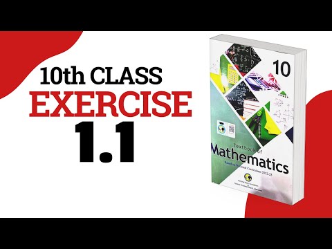 Exercise 1.1 - 10 Class Math | Federal Board - FBISE - National Book Foundation - NBF