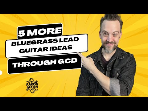 Advanced Bluegrass Flatpicking Guitar Licks Through GCD
