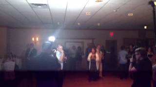 Total eclipse of the heart. Live Dan band version at wedding