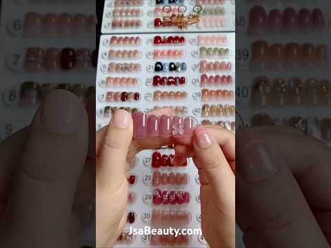 Stick on nail, makeup tutorial natural cute look by JSA Beauty