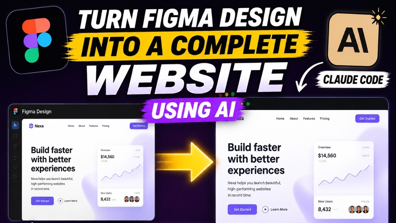 Turn Any Figma Design into a Full Website Using AI (Claude Code)