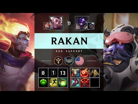 Rakan Support vs Alistar - NA Challenger Patch 25.14