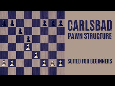 Carlsbad pawn structure / Chess strategy explained