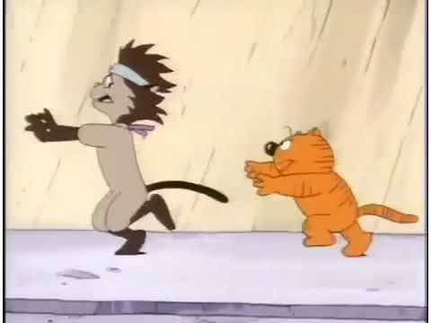 Heathcliff Chasing Hector (Come on Heathcliff, give me a break!)