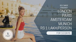 How To Plan Budget Europe Trip Itinerary From INDIA [HINDI]