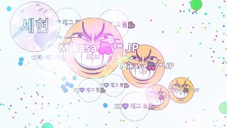 【Agar io】ソロ専のチーミングio JPvsKor 【アガリオ】
