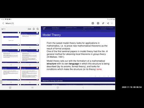 Model Theory: From Logic to Geometric Stability Theory and O-Minimality I