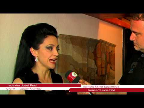 Lucie Bílá v Českém Krumově