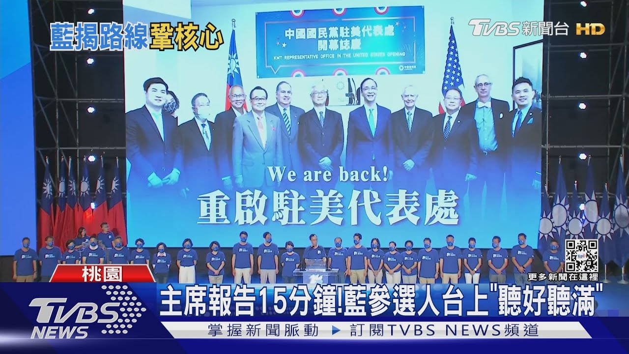 戰主席! 藍代表砲聲隆隆全代會場掌聲如雷