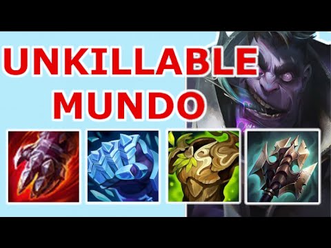 THIS BUILD = UNBEATABLE! THIS IS JUST RIDICULOUS! MUNDO TOP GAMEPLAY - League of Legends