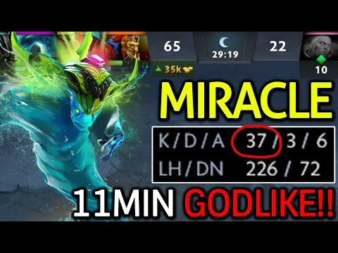 Miracle- Dota 2 [Morphling] EPIC Crazy Tsunami!! 37 Kills in 29 min