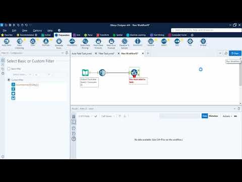 Alteryx Tutorial for Beginners 9 - Using the Autofield and Data Cleansing Tools | Alteryx