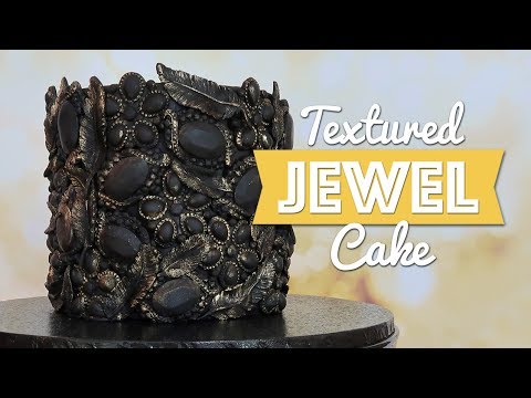 Textured Jewel Cake