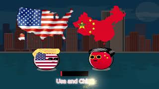 Usa and Country Relations 2025 #usa  #countryballs #relationship