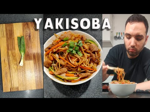 COMO HACER fideos salteados Comida Japonesa en Casa