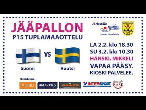 Boys 15 FIN-SWE  2nd half 1-7 Mikkeli 02.02.2019