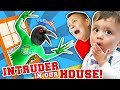 GET OUR OF OUR HOUSE YOU WEIRD BIRD MONSTER!! Funny Fails  FUNnel Family Vlog   Skit