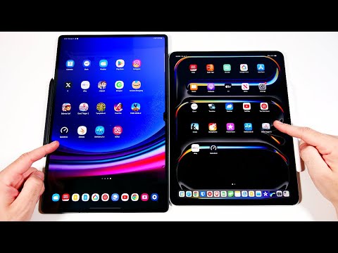 Galaxy Tab S9 Ultra vs iPad Pro M4 Full Comparison