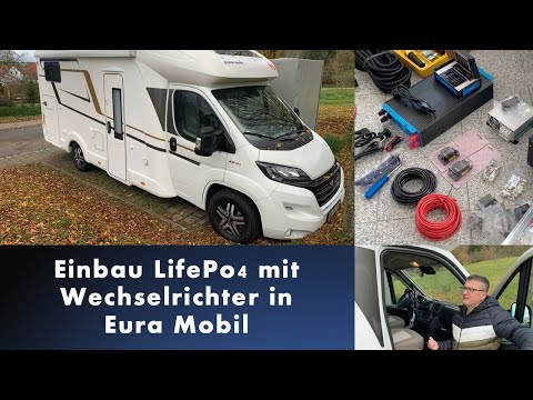 Installation of LiFePo4 and inverter in the motorhome