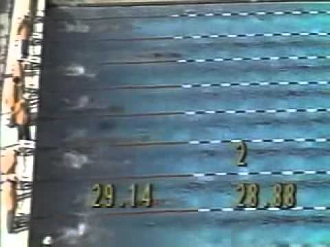 1984 Olympic Men's 100m Breaststroke final   Steve Lundquist.webm
