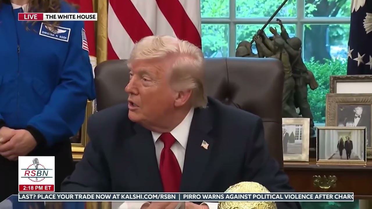 WATCH: President Trump Updates on Moon Landing and Iran Negotiations - 04/29/26