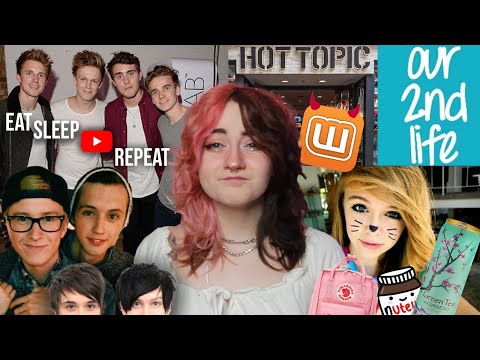 phases of a 2010s internet kid