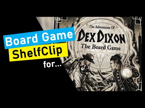 ShelfClips: The Aventures of Dex Dixon the Board Game (Short Board Game Preview)