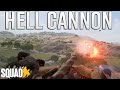 FIRING PROPANE MORTARS WITH THE NEW INSURGENT HELL CANNON | Squad 100 Player Gameplay