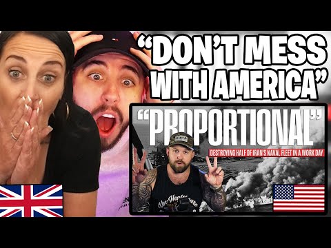 British Mum Reacts to America Obliterates Half Of Iran's Navy In 8 Hours!