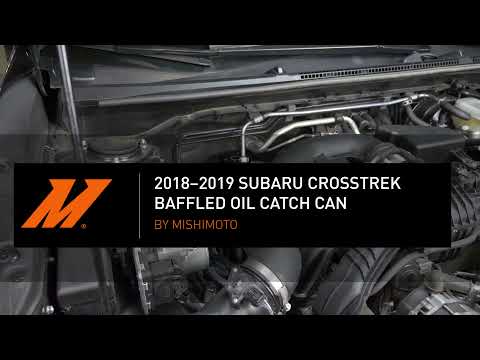 Baffled Oil Catch Can Kit, Fits Subaru Crosstrek 2018-2019 Installation Guide by Mishimoto