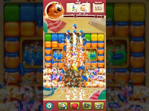 Toon blast 3070 crown 3 stars