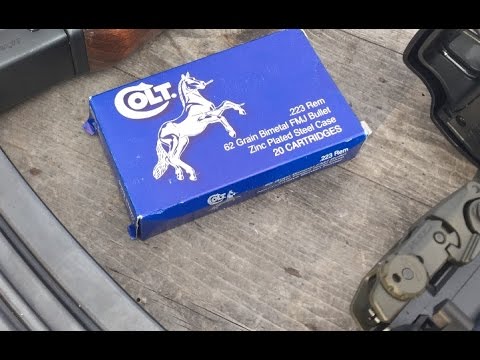 .223 Remington, 62gr FMJ, Colt (AC223A) Velocity Test