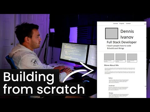 12 Hour Coding Stream - Building My Portfolio Website