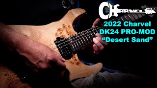 Video thumbnail for 2022 Charvel Pro-Mod DK24 "Desert Sand" - First play/Improv session by DMN Guitarist