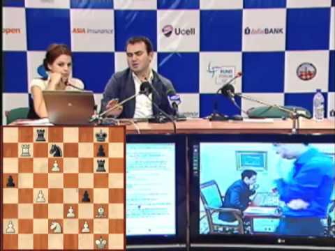 Round 10: Mamedyarov - Karjakin