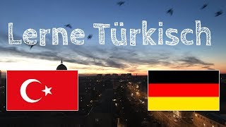 Lerne 8 Stunden Türkisch - ohne Musik / Türkisch lernen vor dem Einsch