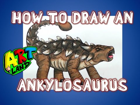 How to Draw an ANKYLOSAURUS