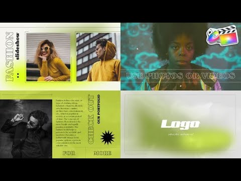 Apple Motion Template: Modern Fashion Slideshow | FCPX