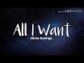 Olivia Rodrigo All I want Lyrics von N Olivia Rodrigo All I want Lyrics von N