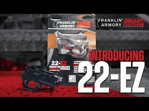 Introducing The New 22-EZ Drop-in BINARY® Trigger for Ruger® 10/22® from Franklin Armory