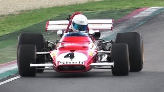 Download Lagu 1970 Ferrari 312B F1 Car GREAT Sound - Accelerations u0026 Fly Bys On Track!! Thumbnail