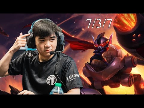 Spica TSM Stream - Rumble 7/2/7 Jungle vs Kindred Full Match - LCS