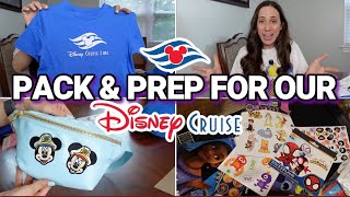 DISNEY CRUISE PACK & PREP WITH ME | Disney Cruise + Lookout Cay at Lighthouse Point
