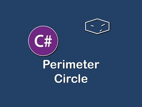 perimeter of circle in c