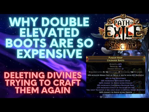 PoE 3.20-3.24: Craft Double Elevated Tailwind Cooldown boots