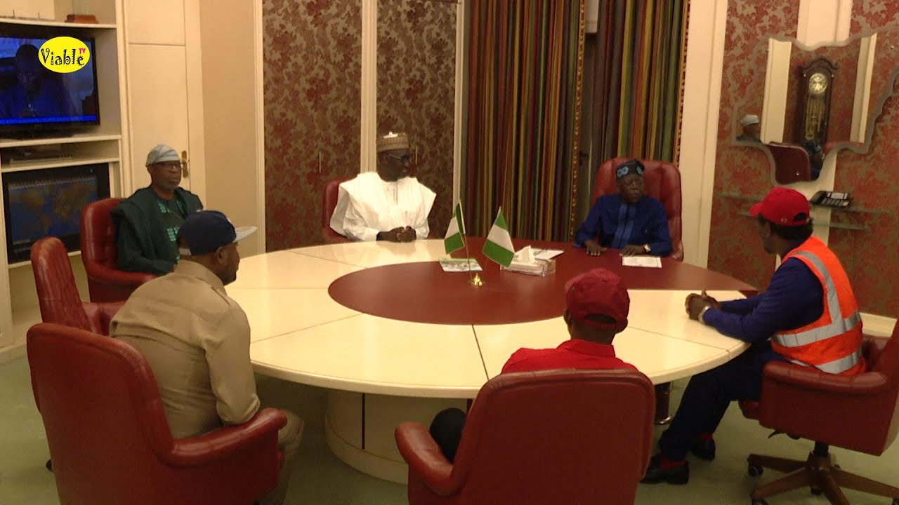 President Tinubu Meets Labour Leaders Amid Protest In Aso Rock